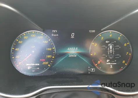 2019 Mercedes-Benz C 63 Amg-S z USA, uszkodzony, nr VIN WDDWK8HB9KF847338